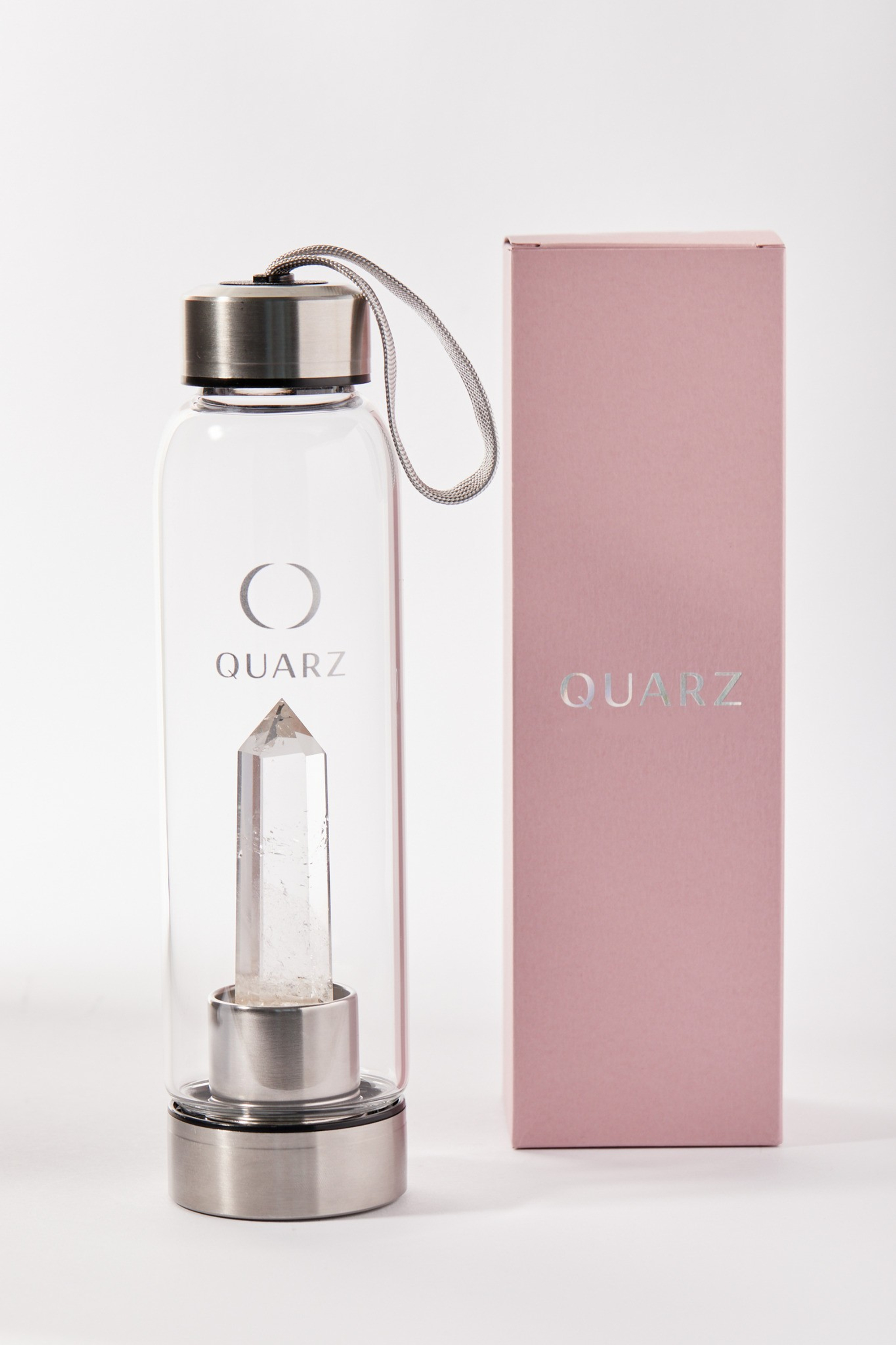 Бутылка с прозрачным кварцем