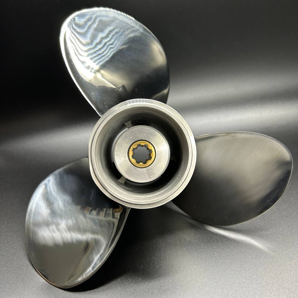 Гребной винт Yamaha 9.9-15, F9.9-F20 Sema (3x9 1/4x12) (Сталь) (Polastorm)