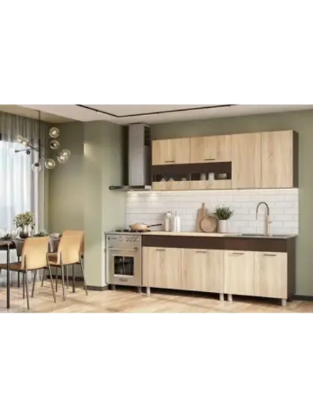 Кухонный гарнитур 200 модульный Дуб Золотой