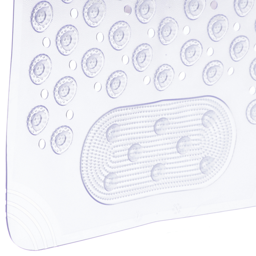 Коврик в ванну Селфи 70х35 ПВХ Бэтти прозрачный