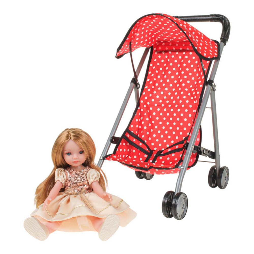 Коляска для кукол сидячая, пакет 894-2