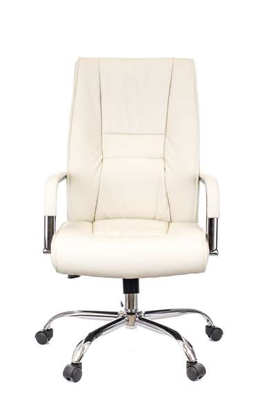 Кресло руководителя Everprof Kent TM Экокожа Кремовый