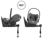 Коляска Cybex Priam IV Matt Black complete Cloud T Mirage Grey Plus Base T 4 в 1 Sepia Black