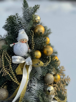 Елочка с золотым декором