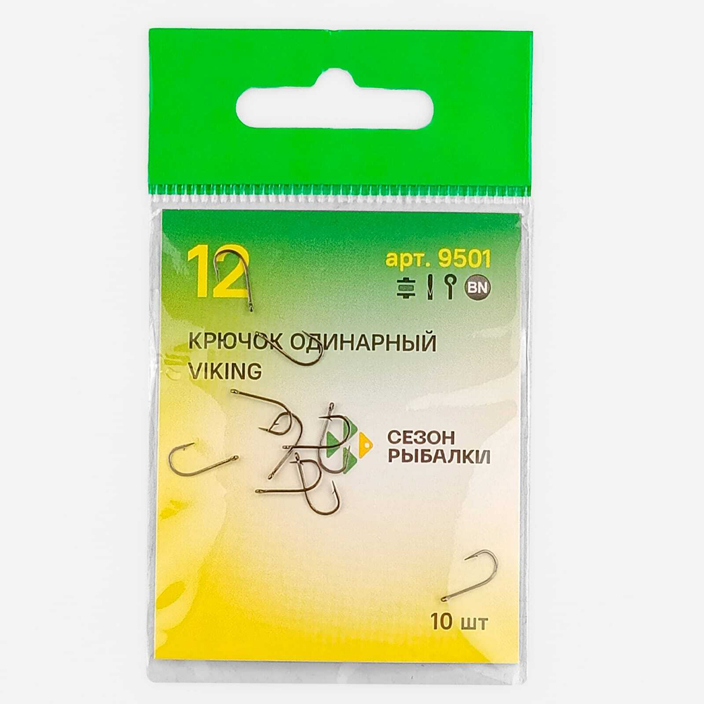 Крючок с ушком Fish Season Viking 9501