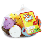 Набор игрушек для ванной 12шт, сетка 508-278