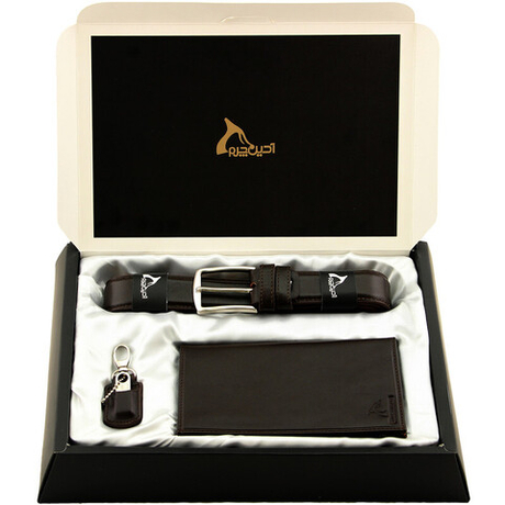 Мужской подарочный набор кошелек и ремень Barez Leather натуральная кожа DS25 883