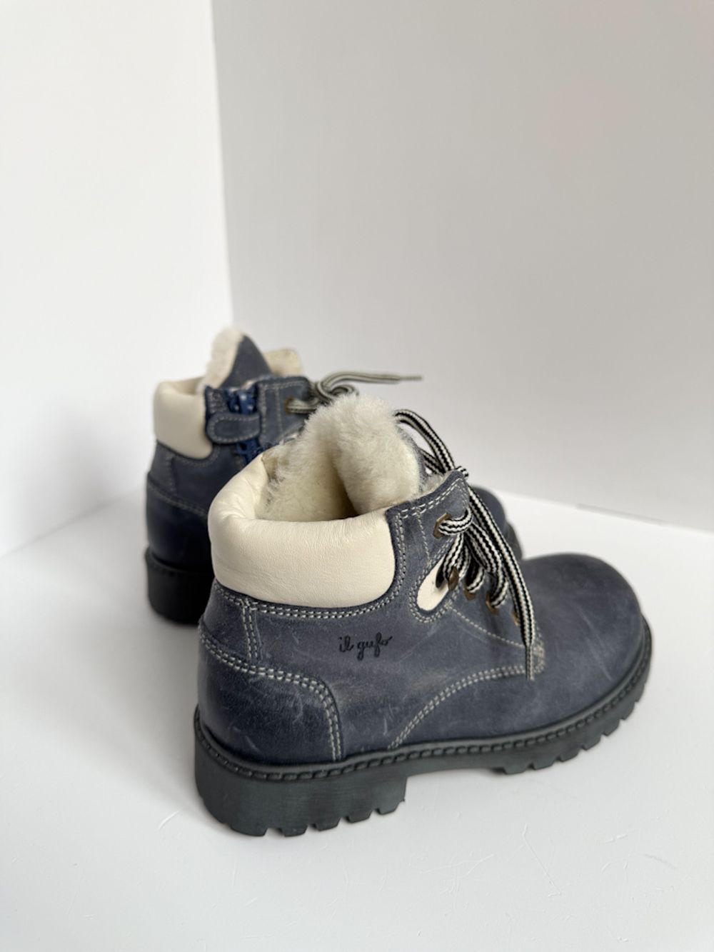 Новые зимние кожаные ботинки Il Gufo, 28