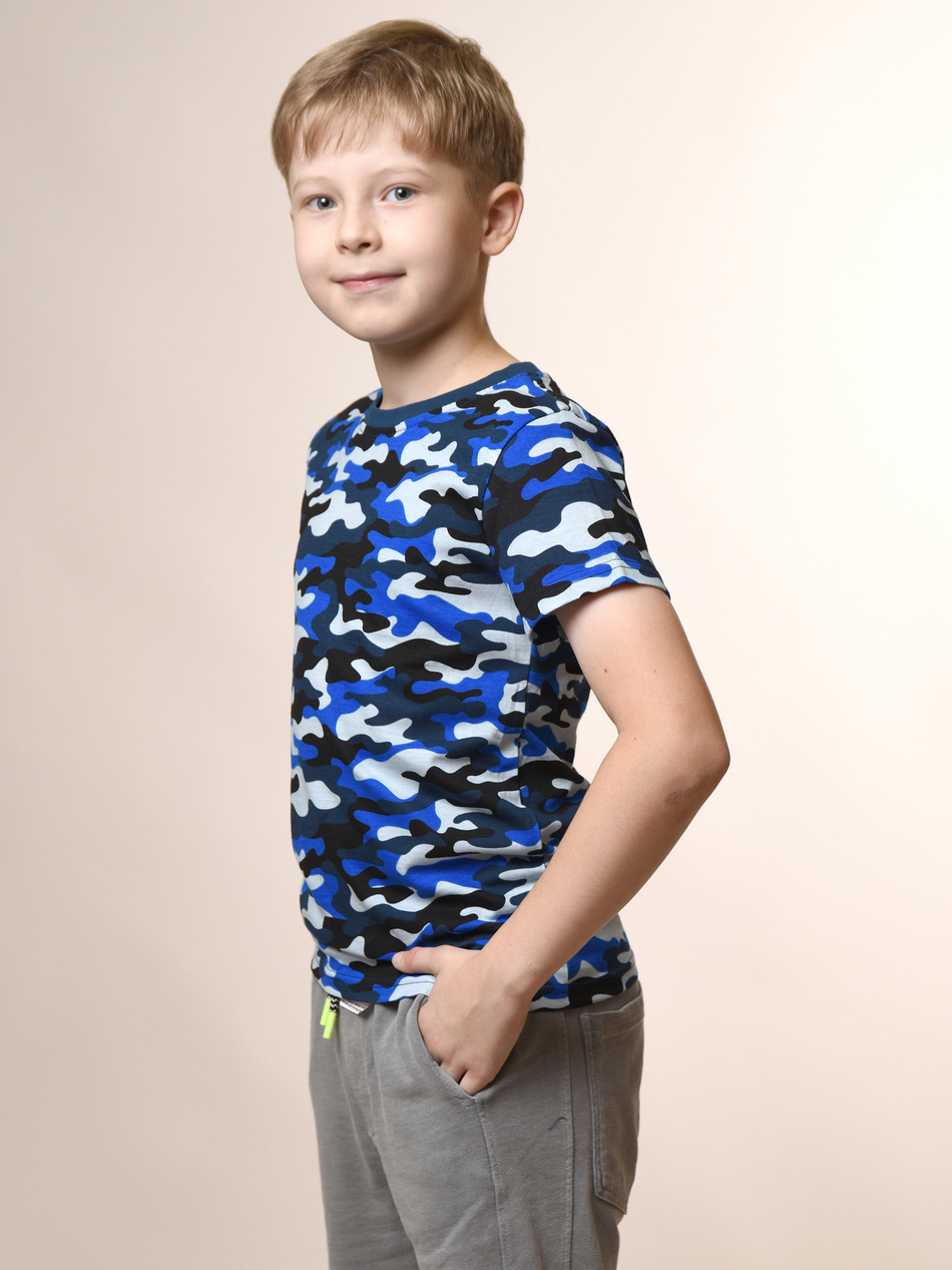 Футболка для мальчика камуфляжная