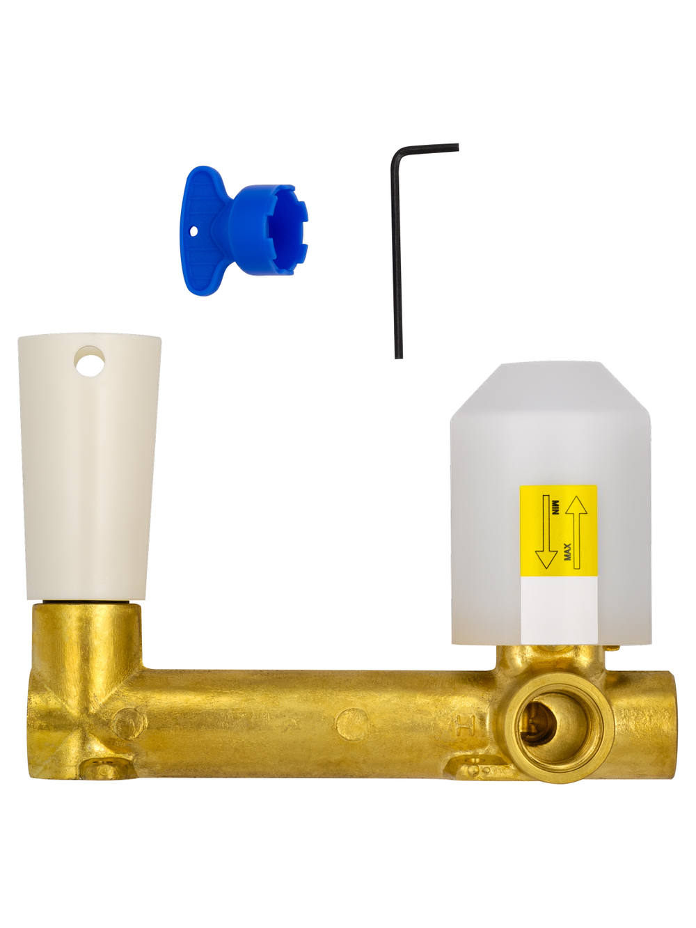 Смеситель для раковины встраиваемый WONZON & WOGHAND SHARK, Хром (WW-481701-CR)