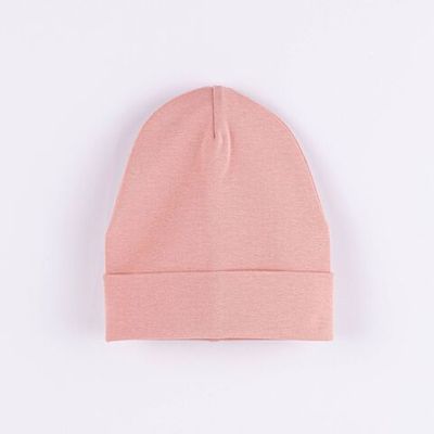 Two-ply turn-up jersey hat - Peach