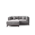 2-х местный нераскладной диван с кушеткой Case 909/904