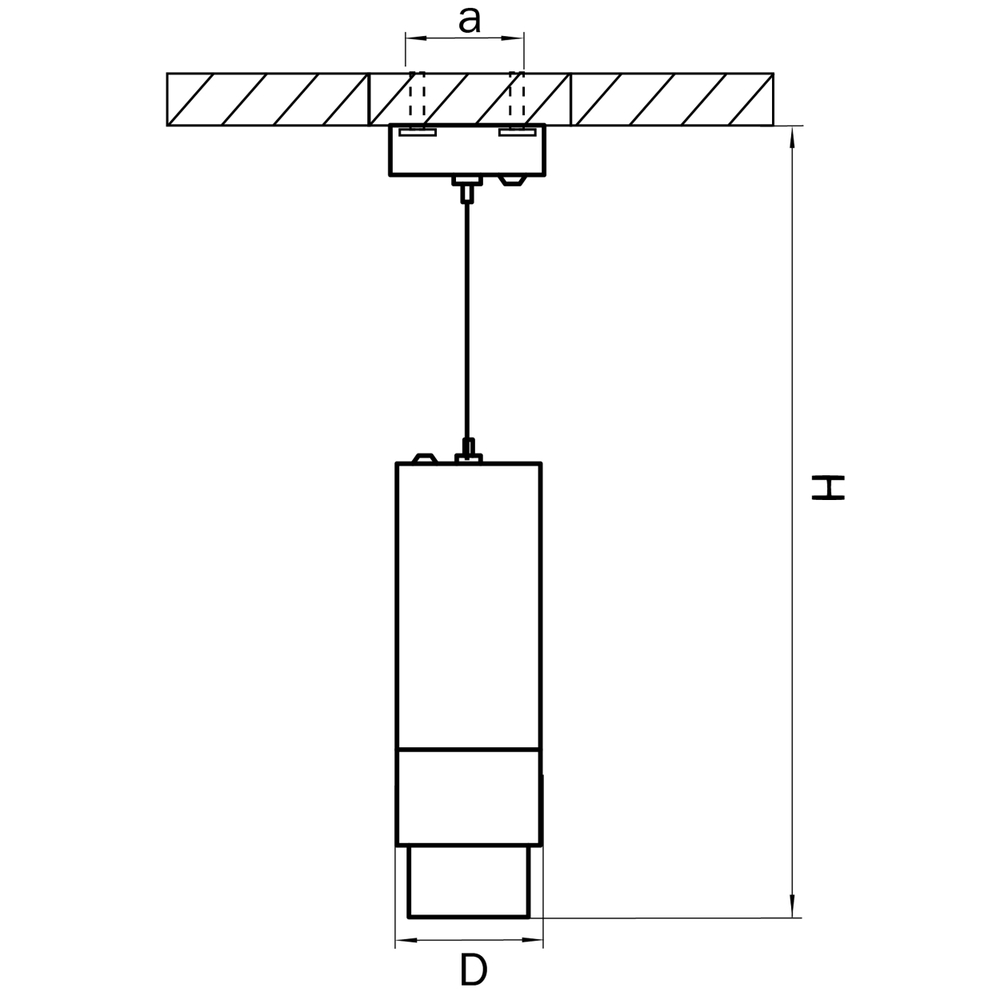 115046 Светильник подвесной FUOCO LED 15W 950LM 15-60G БЕЛЫЙ 4000K IP20