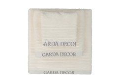 Полотенце 30x50 Garda Decor Стелла кремовое
