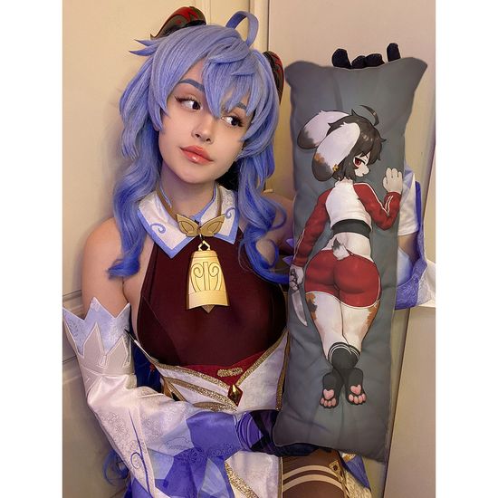 Мини дакимакура фурри Кролик мальчик арт. M1286, 60х20 см