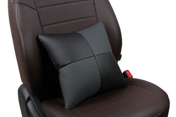 Автомобильная подушка в салон из экокожи