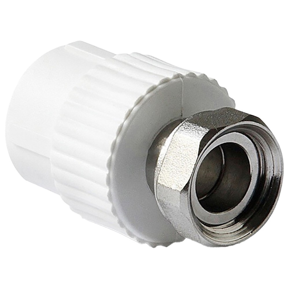 Муфта TEBO сер. PP-R с накидной гайкой 25х3/4" (40/160), арт. 031021706