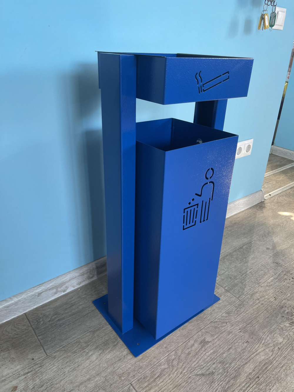 Урна металлическая УК-1 Синяя