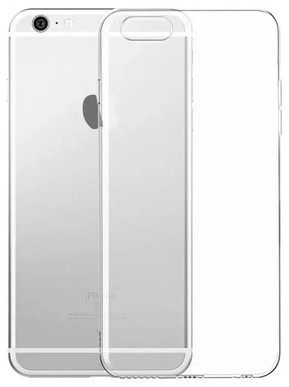 Чехол силиконовый для iPhone 6 Plus / 6S Plus прозрачный