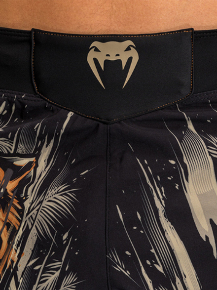Шорты ММА Venum Tiger Black/Neo Orange