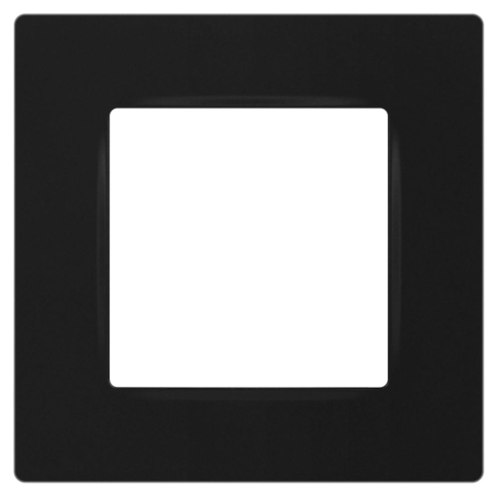 Рамка для розеток и выключателей ЭРА Серия 12 12-5201-05 на 1 пост, Классик, антрацит