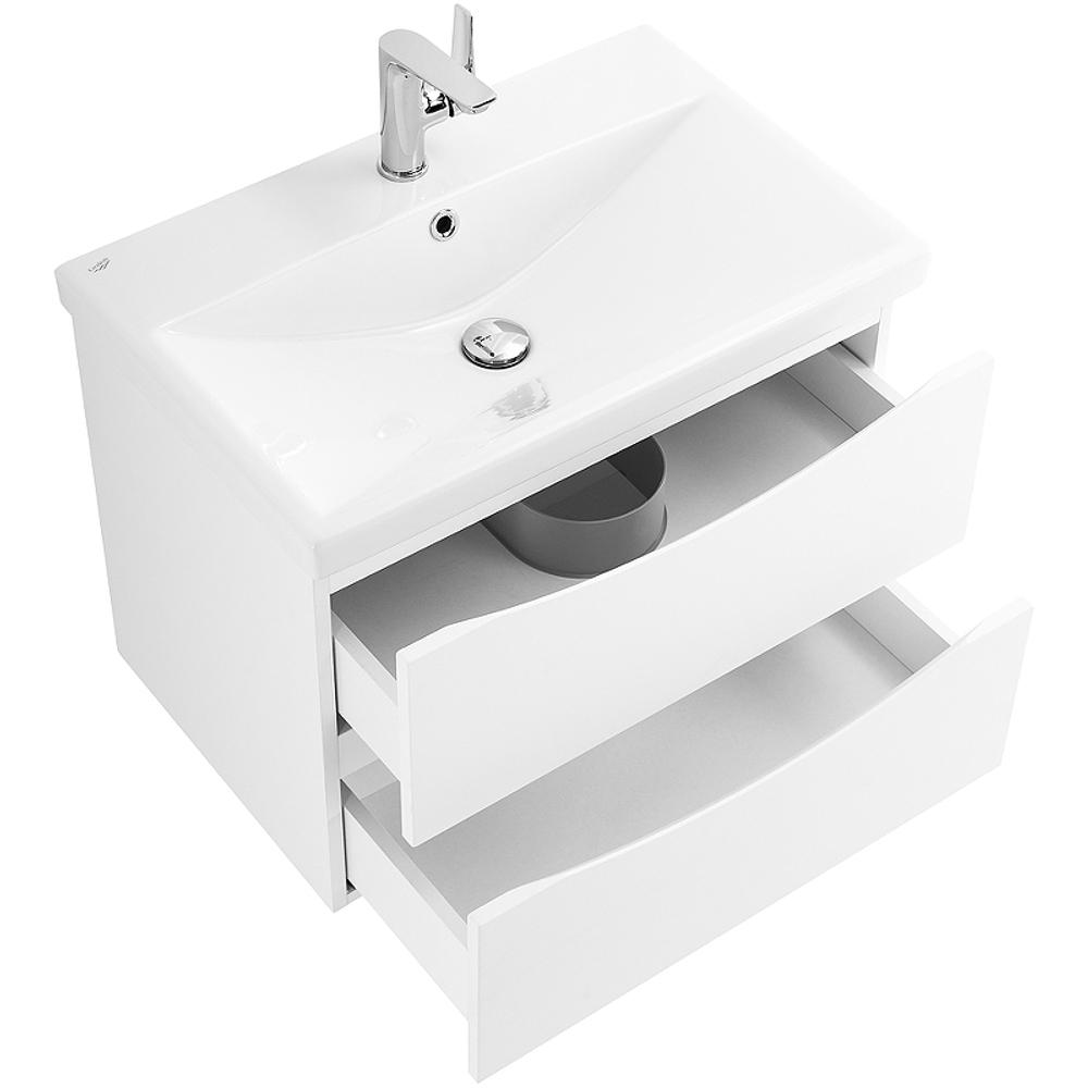 Тумба под раковину BelBagno Marino-Cer 60 MARINO-CER-600-2C-SO-BO-P подвесная Bianco Opaco