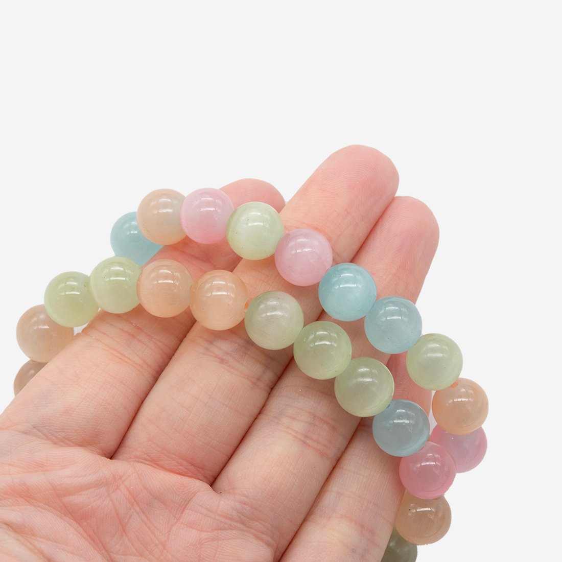 Селенит "Конфетки" (имитация), шар, 9,8мм