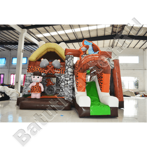 Коммерческий надувной батут "Каменный век"