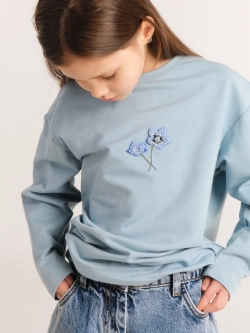 Лонгслив NEZABUDKA CHILD, голубой