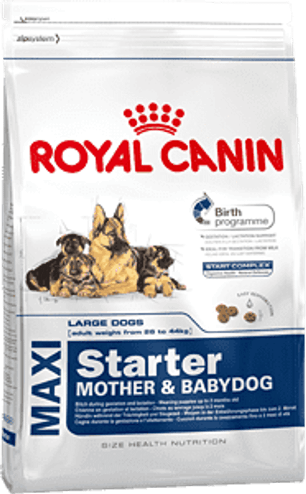 Royal Canin 15кг Макси Стартер для щенков крупных размеров в период отъема до 2-месячного возраста Royal Canin 15кг Макси Стартер для щенков крупных размеров в период отъема до 2-месячного возраста