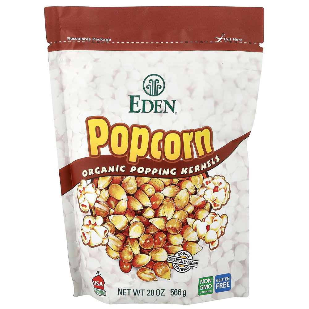 Eden Foods, Натуральные зерна попкорна, 20 унций (566 г)