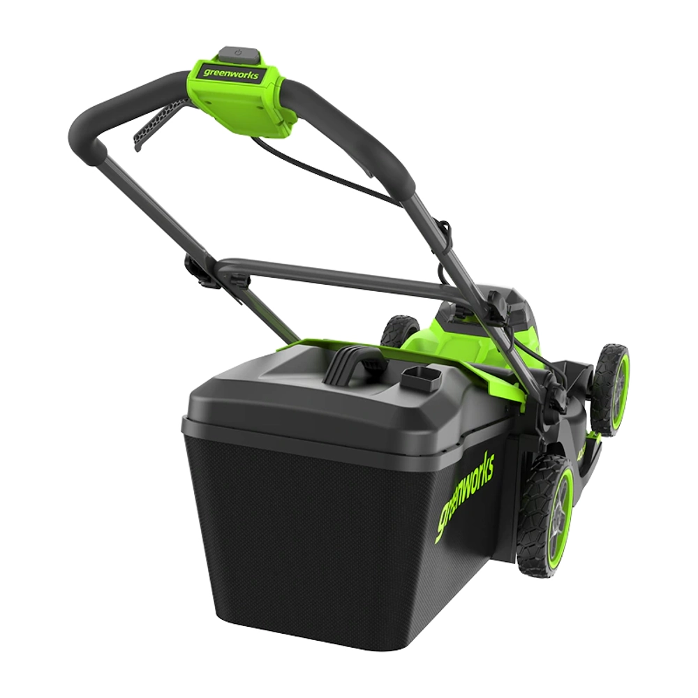 Газонокосилка аккумуляторная Greenworks GD40LM411 40В (1 x 4 Ач, ЗУ) нож 41 см, 2521007UB
