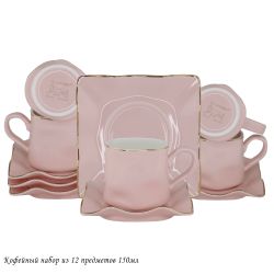 Lenardi 106-258 Кофейный набор 12пр. 150 мл в под.уп.(х8)Фарфор