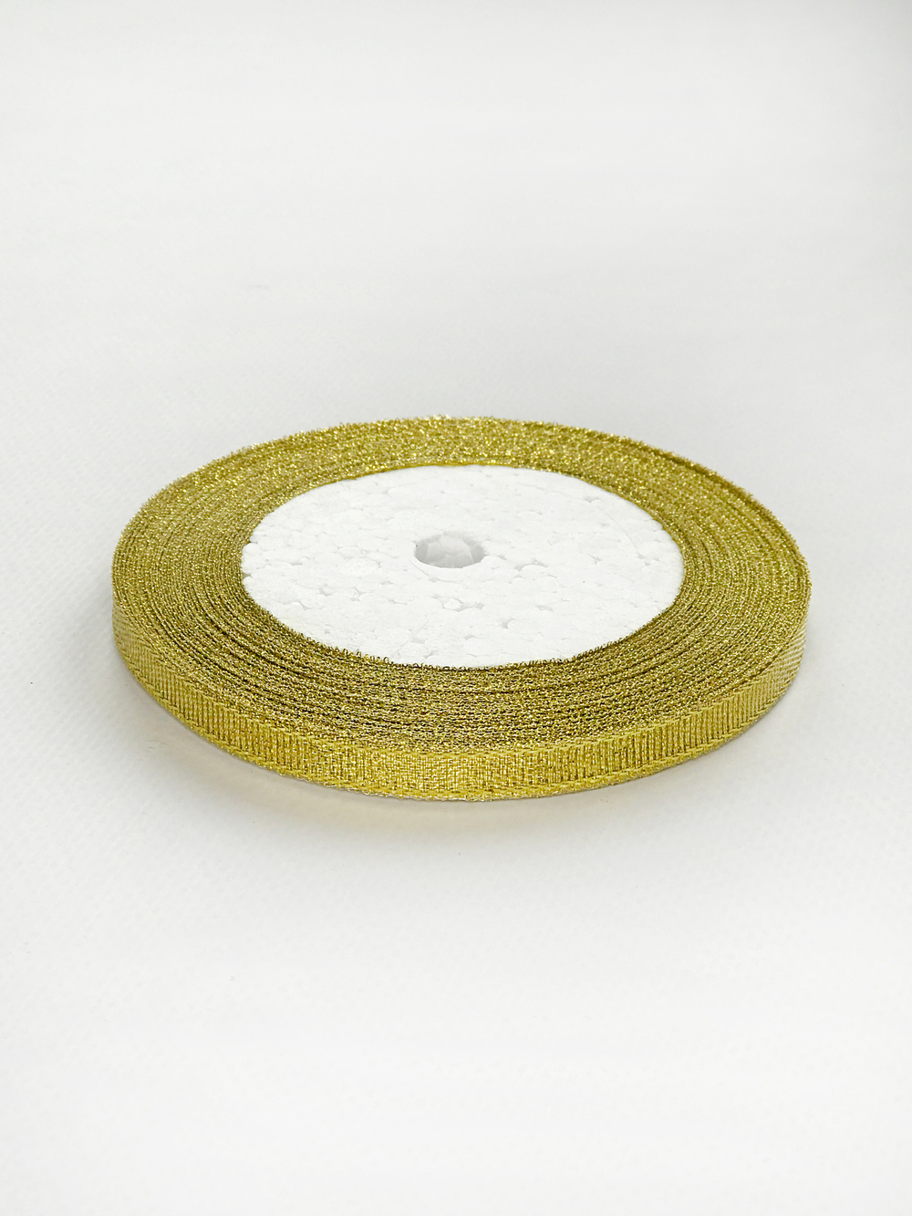 Лента парча 6 мм (25 ярд)  цвет золото