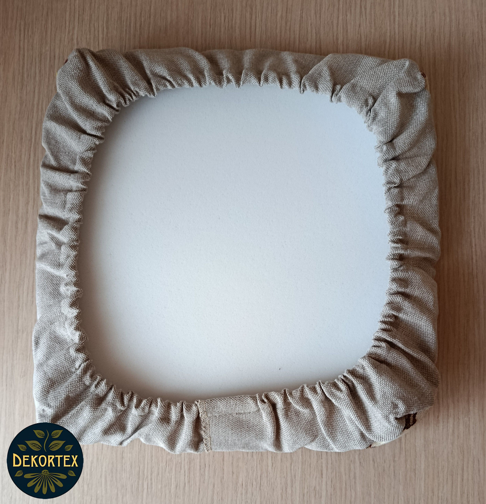 Набор чехлов на табурет из гобелена Орхидеи (33х33 см) - 2шт