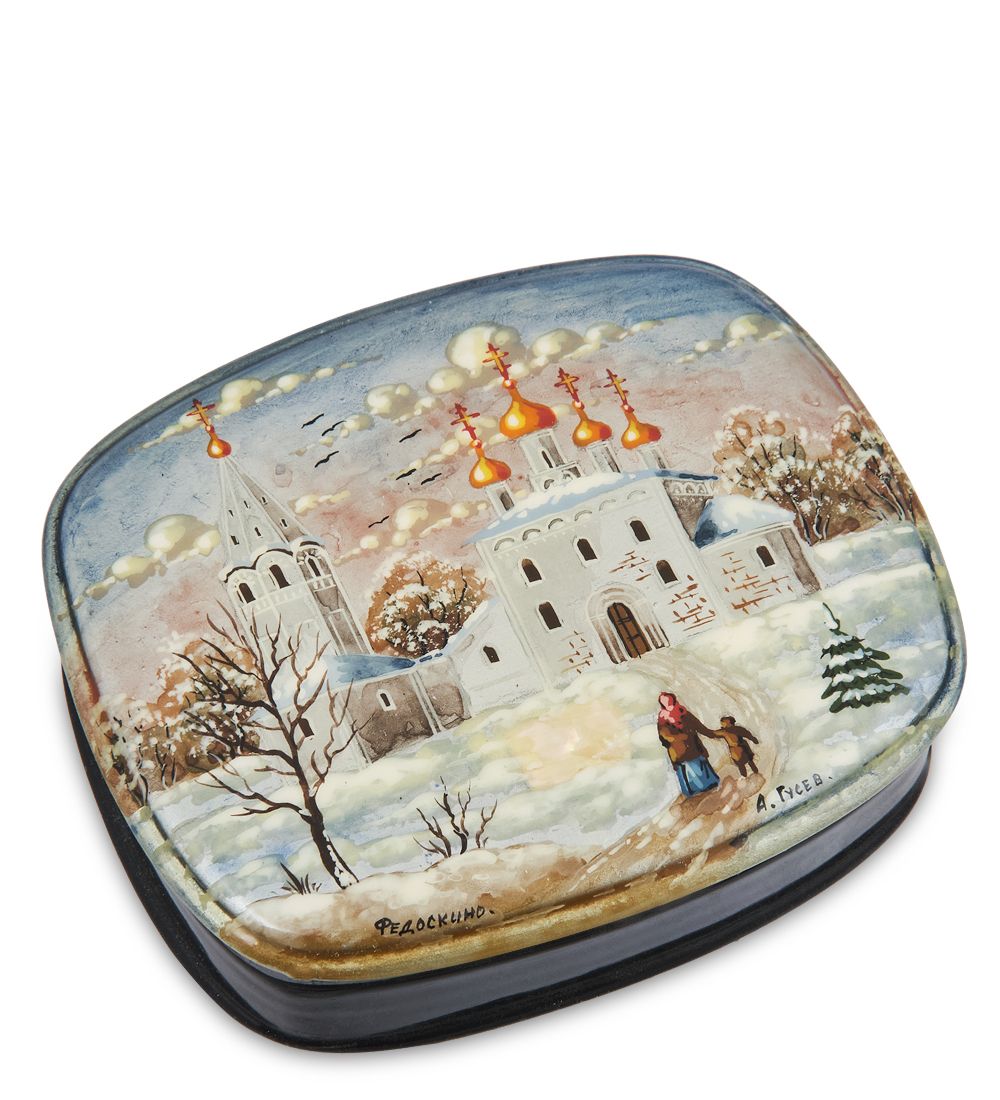 Народные промыслы ШК-80/24-C Шкатулка «Монастырь»