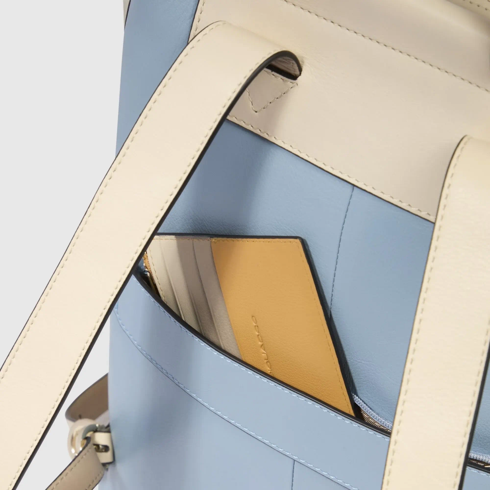 Рюкзак женский Piquadro Circle/Azzurro-beige