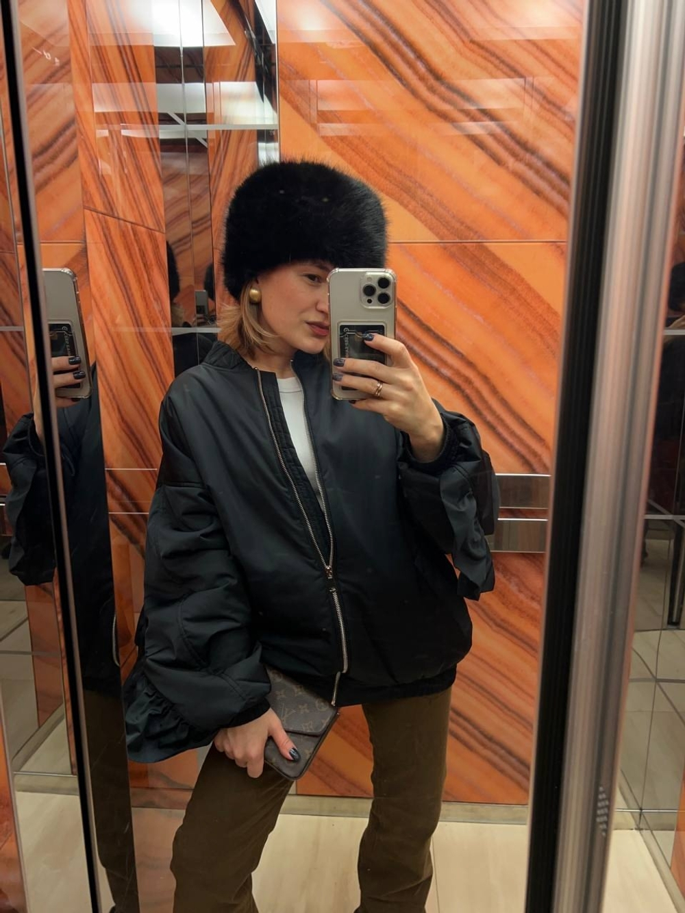 Кубанка черная