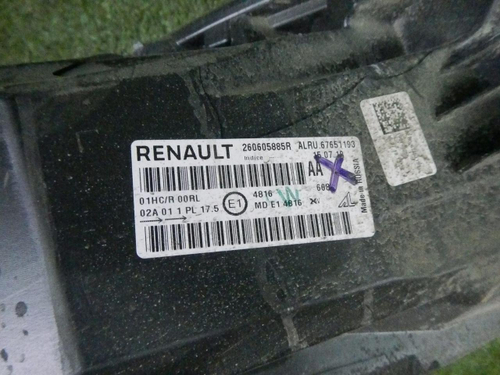 Битая Фара левая Renault Arkana (2019-н.в.) LED