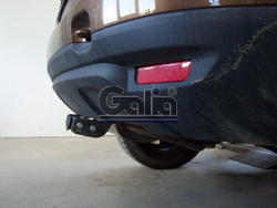 Фаркоп оцинкованный Galia D041A для Renault Duster 2010-2015, 2015-2019 2WD/4WD, Nissan Terrano 2014-(паспорт и сертификат в комплекте)(без электрики)