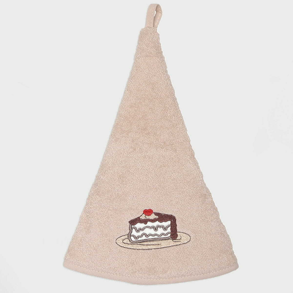 Полотенце кухонное 70х70 Arya home Cake экрю