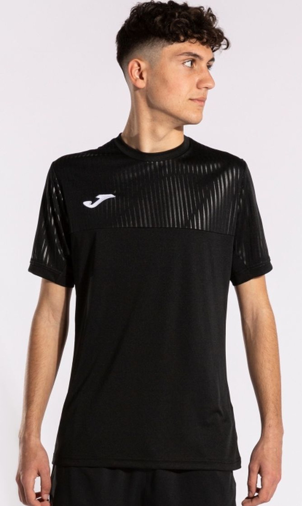 Мужская теннисная футболка Joma Montreal Short Sleeve T-Shirt - черный