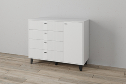 Комод Катрин-13, Белый, Белый снег