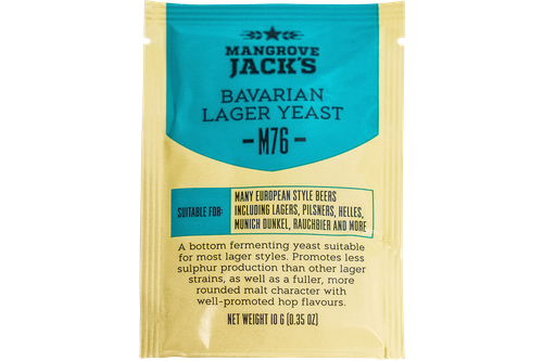 Дрожжи пивные Mangrove Jack Bavarian Lager M76, 10гр.