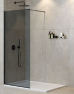 Душевая перегородка Cezares LIBERTA-L-1-80-GR-NERO