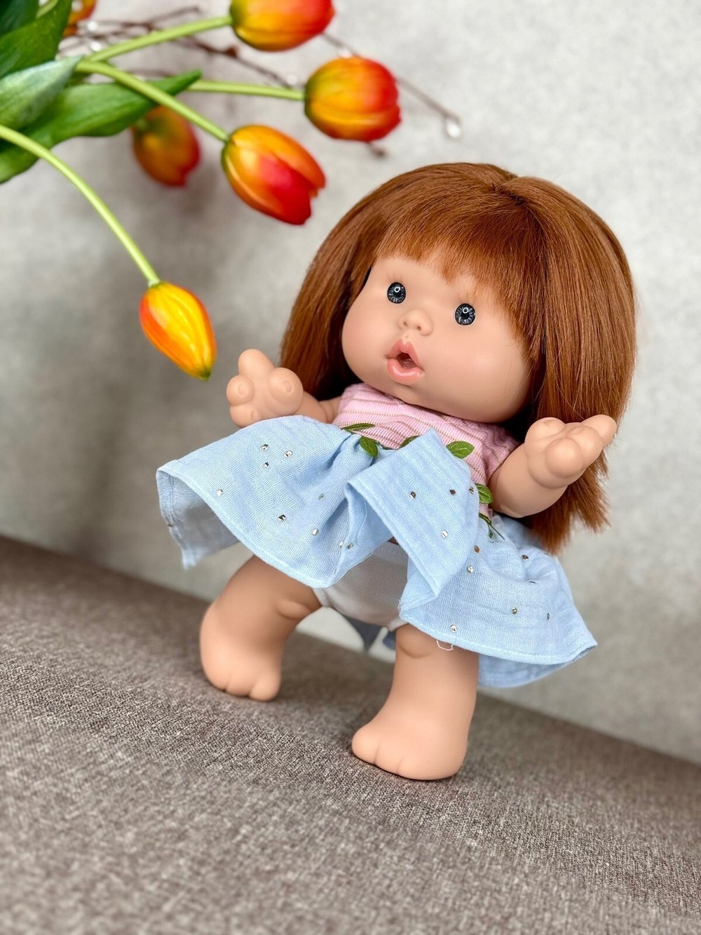Пупс Marina and Pau 26cм Nenote (2954A1)