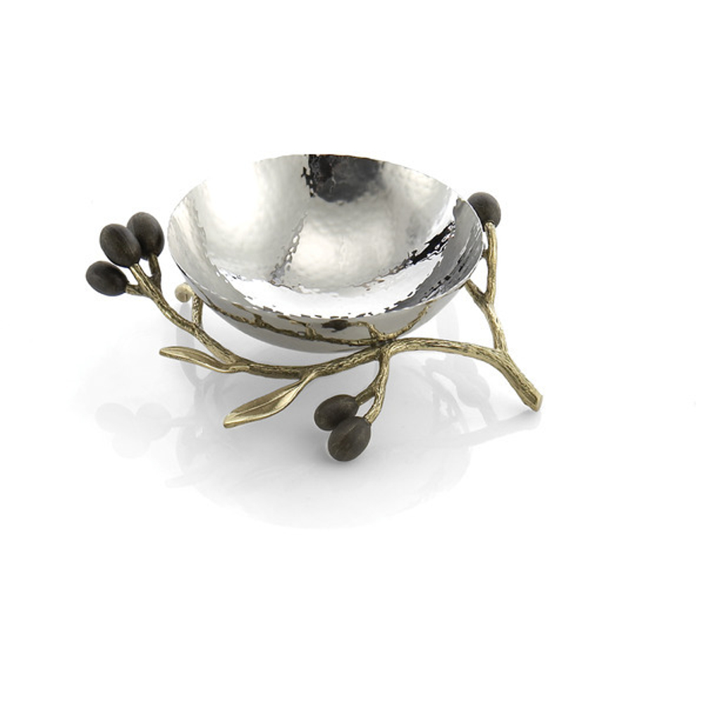 Чаша 16.5см Michael Aram Золотая оливковая ветвь