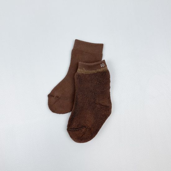 Носочки махровые, Коричневые