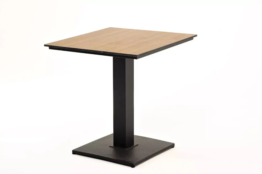 "Каффе" стол из HPL квадратный 70х70см, цвет "дуб"