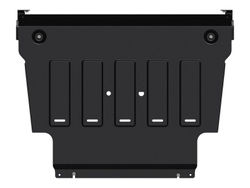 Защита картера двигателя, КПП (2 мм, сталь) для Geely Coolray SX11 2020- (V = 1.5T AT FWD), Belgee X50 2023- Sheriff.28.4448